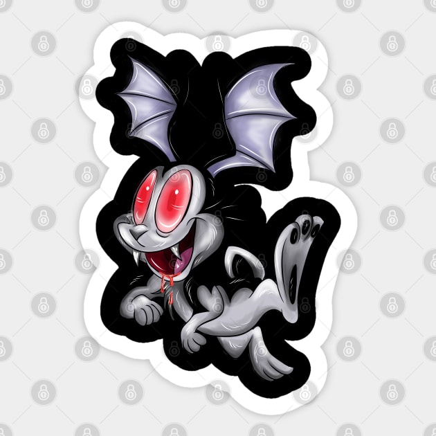 Bunnicula Sticker by OCDVampire